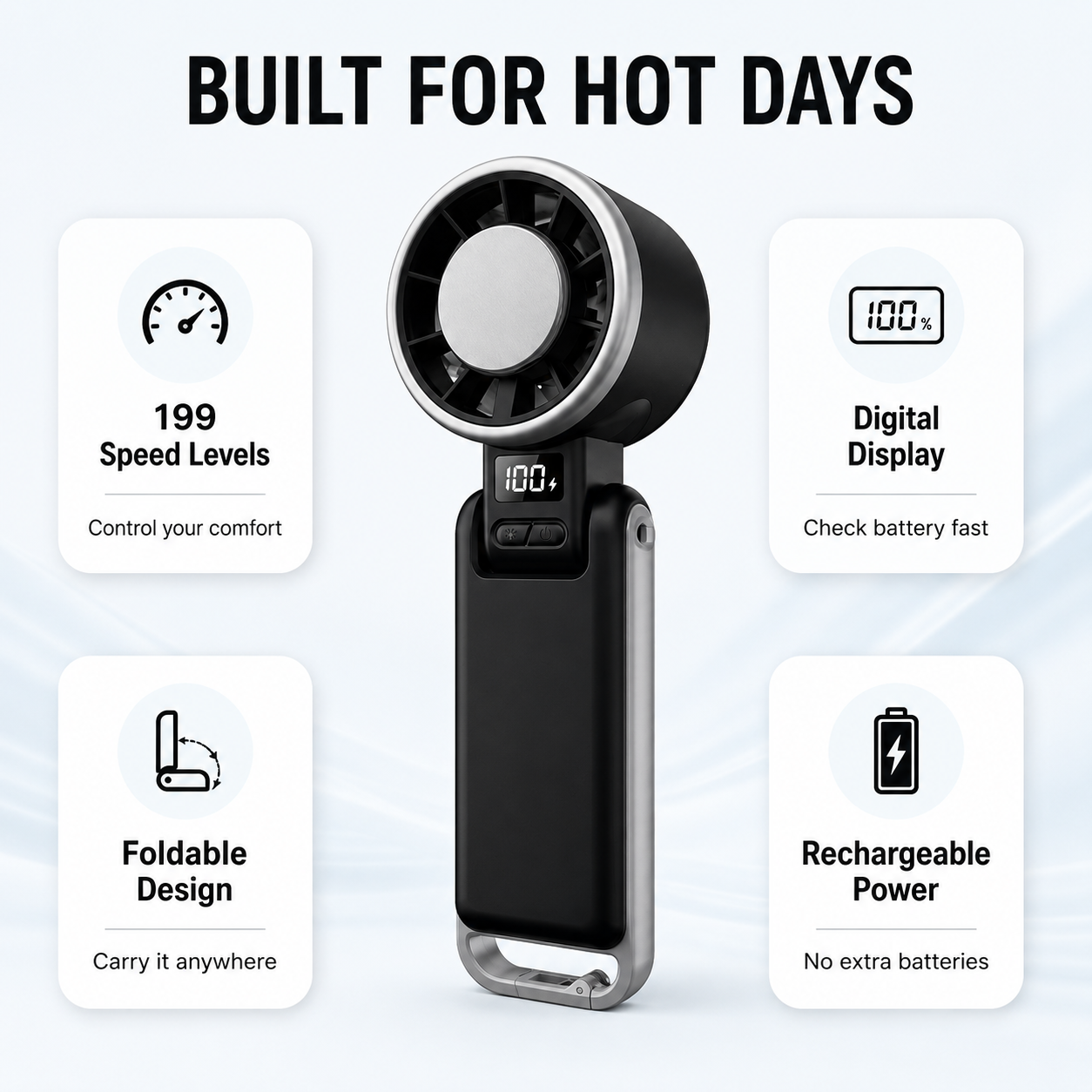 BreezeMate Portable Cooling Fan