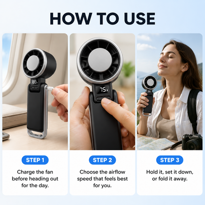 BreezeMate Portable Cooling Fan