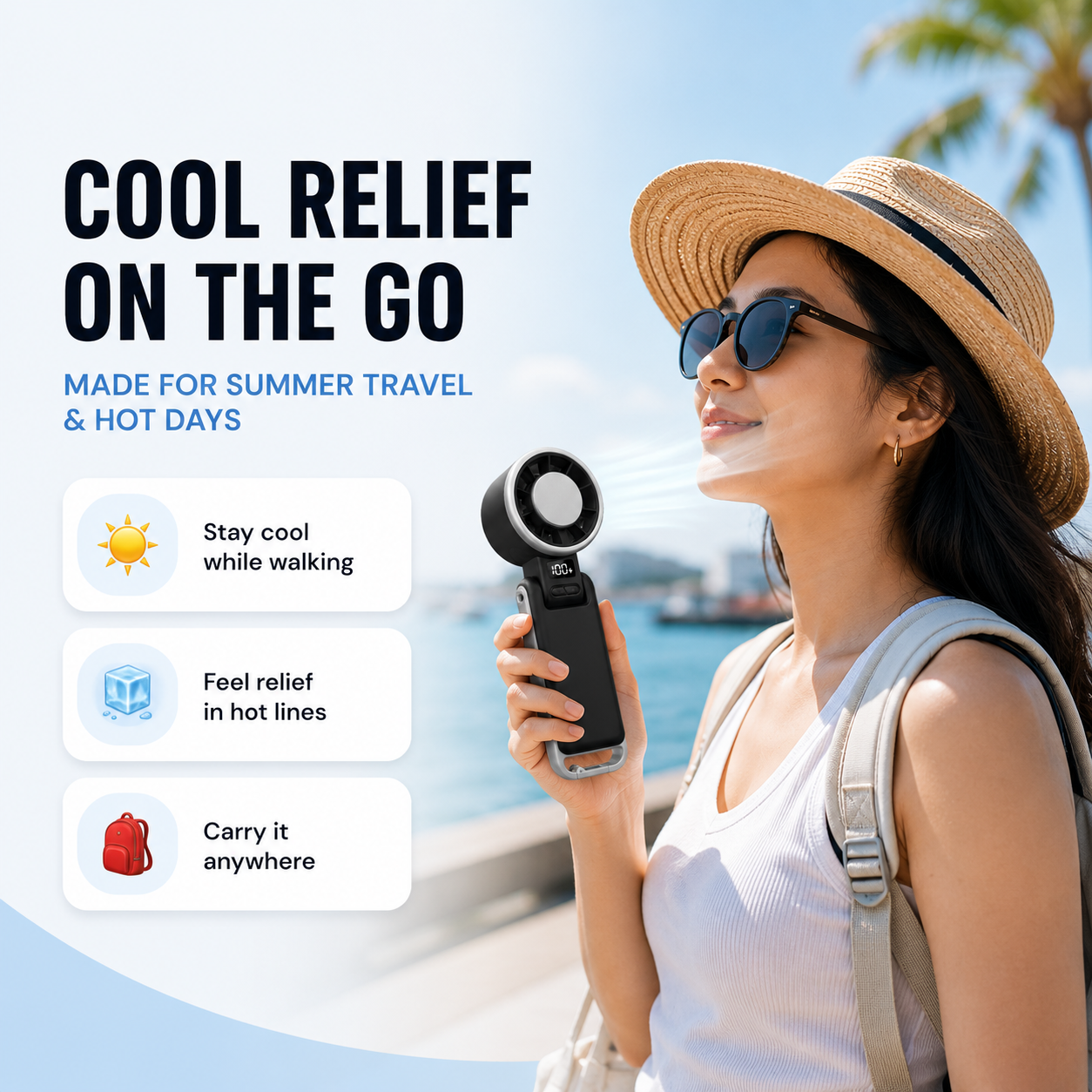 BreezeMate Portable Cooling Fan